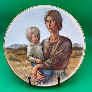 VTG GORHAM CHINA COLLECTOR PLATE "PROMISE TO KEEP" BY IRENE SPENCER - 1974